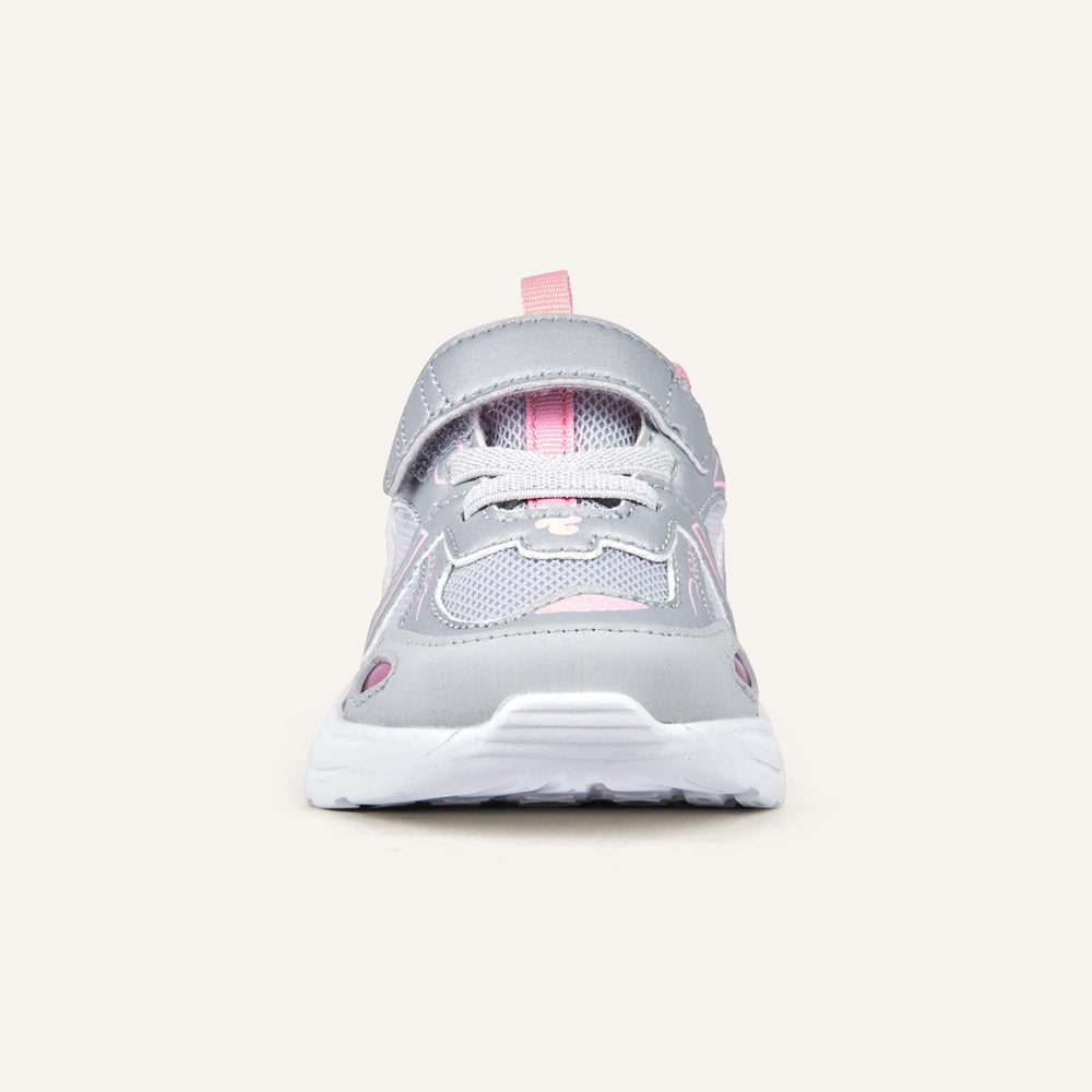 Play Infant in silver pink, straight-on front view with the strap centred.