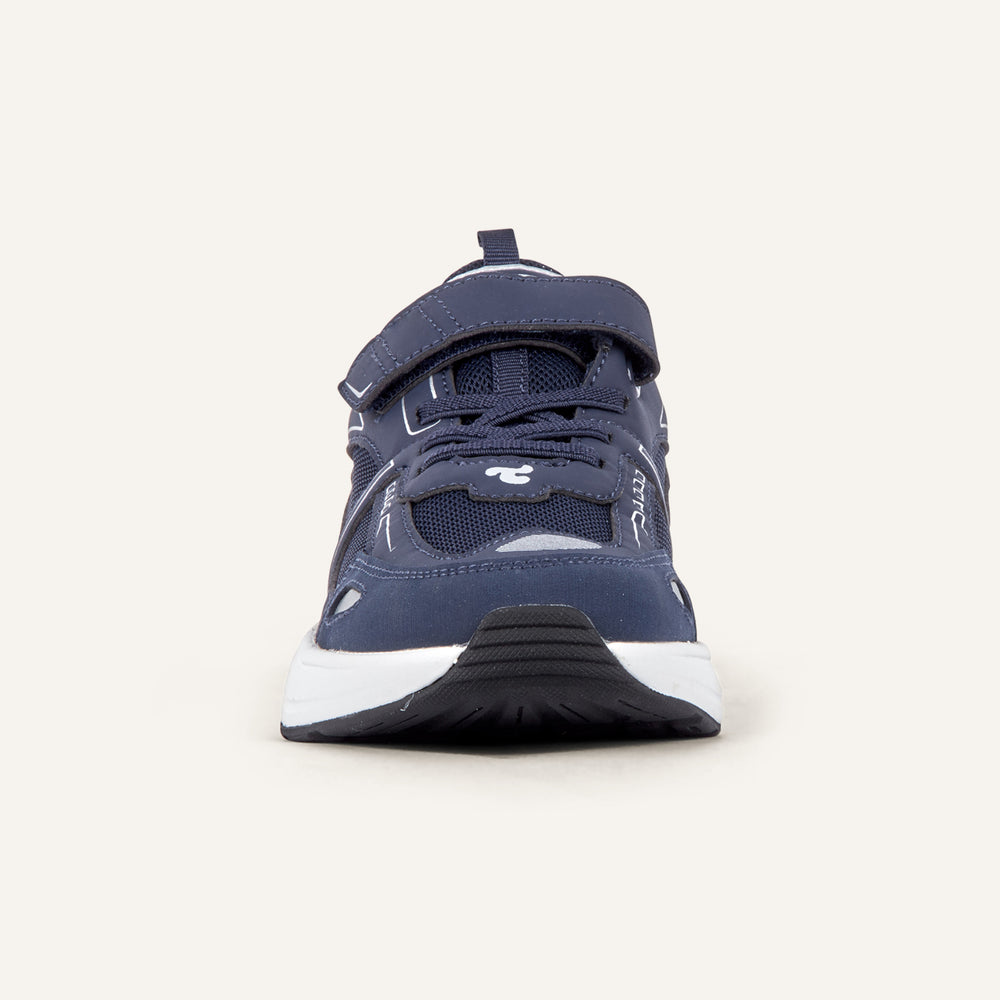 Play Junior in navy, straight-on front view with the strap centred.