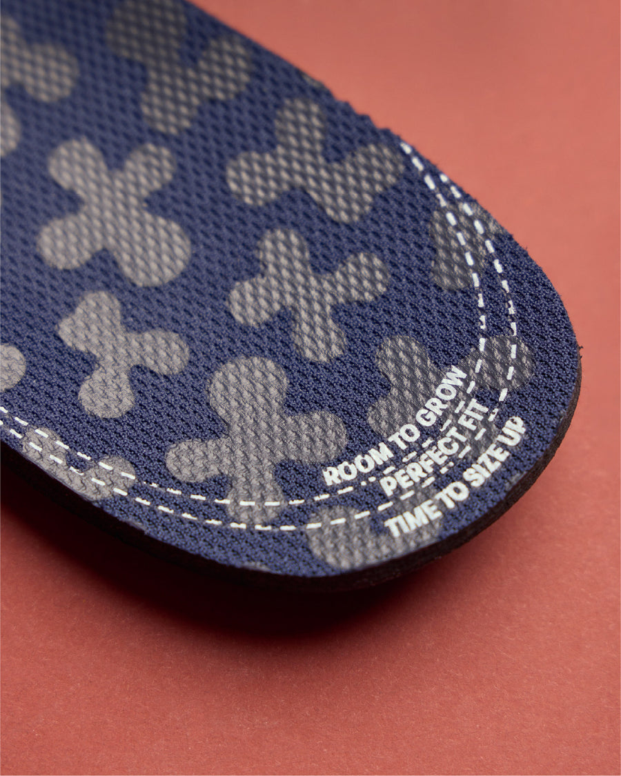 Removable insole for fit indication