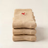 Tiny Socks 3-pack in Sugar Swizzle, three pairs folded and stacked.