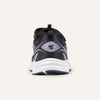 Play Junior in black, rear view with the Tiny Dancers logo on the heel.